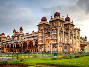Take in the breathtaking beauty of Mysore Palace